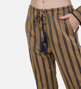 Striped Tapered Trousers