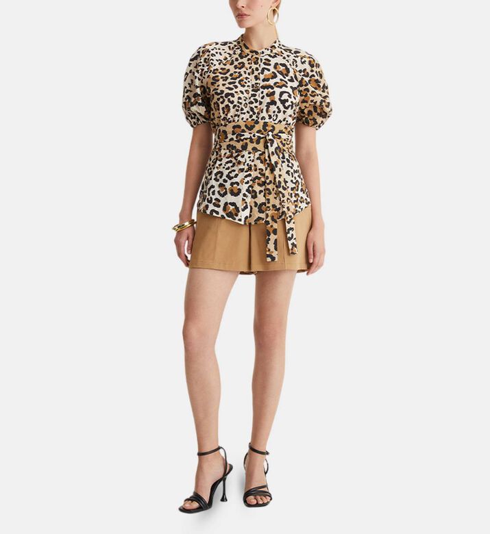 All-over Leopard-print Shirt