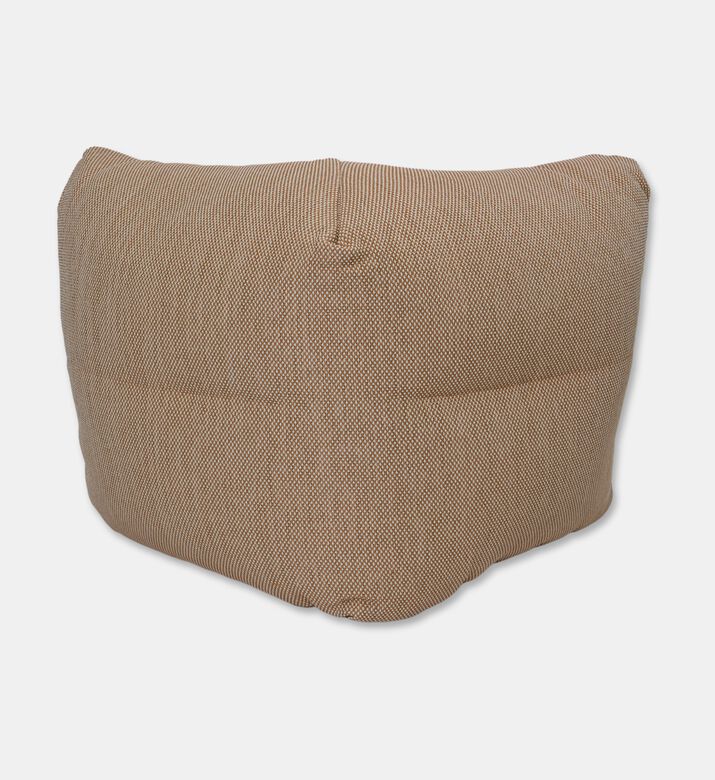 Home Deco and More Nirvana Quick-dry Fabric Corner Chair, Orange, Packshot View