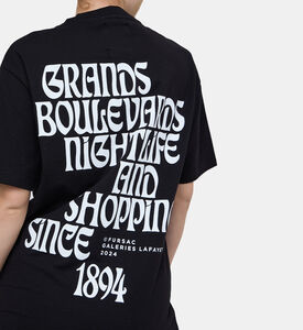 تيشيرت قطن بأكمام قصيرة