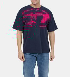 T-boxt-n14 Distressed Logo Shirt T-boxt-n14 Distressed Logo Shirt