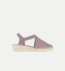 Toni Pons Verona Linen Comfort Wedge Espadrille, Taupe, Eu-40, Packshot View