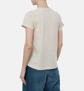 تيشيرت فال قطن بطبعة حريرية