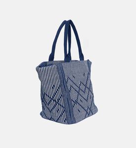 حقيبة يد قطنية كبيرة الحجم