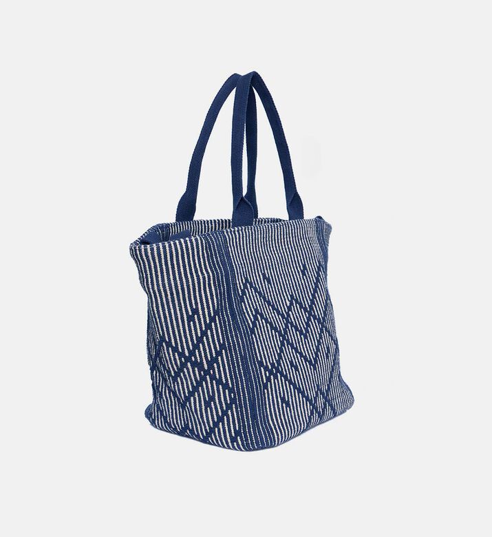 حقيبة يد قطنية كبيرة الحجم