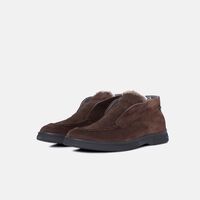 Polacchino Fur-lined Ankle Boots