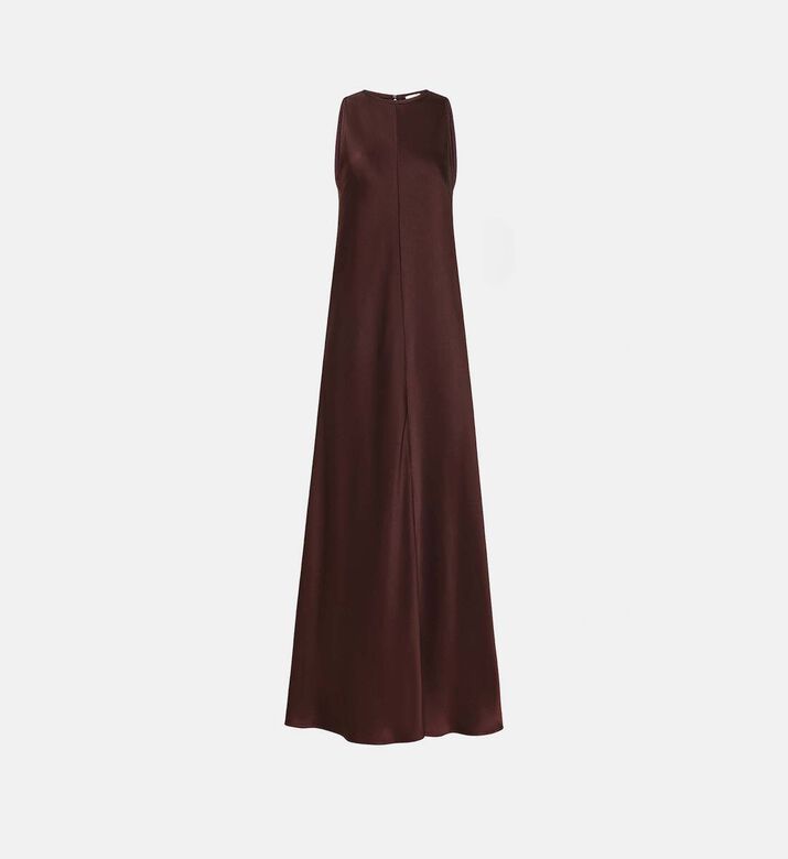 Sleeveless Round Neck Flared Dress