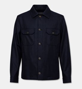 Corneliani Wool Knit Overshirt Jacket, Packshot View