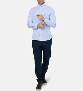 قميص هيريتج بخطوط رفيعة قطن