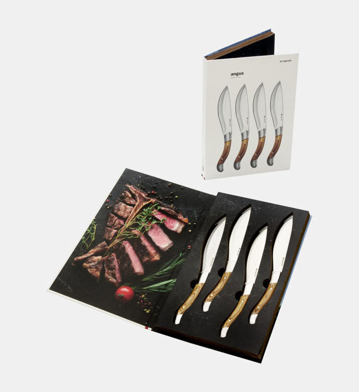 Legnoart Angus Steel Steak Knife Set, Packshot View