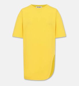 The Attico Oversized Curved-hem T-shirt, Packshot View