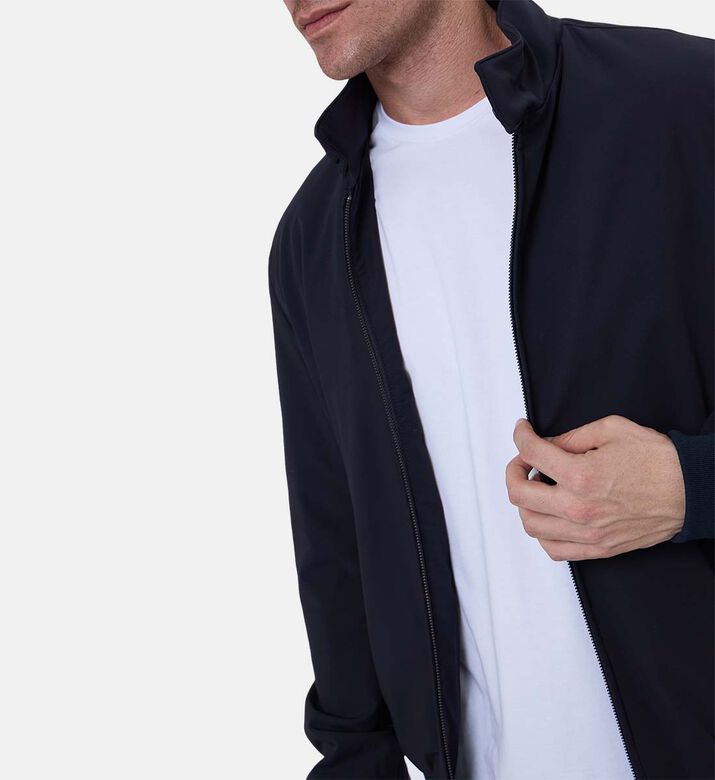 High Neck Zip Fastening Jacket