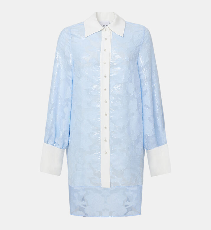 Embroidered Sequin Top