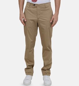 بنطال تشينو قطني بقصة ضيقة