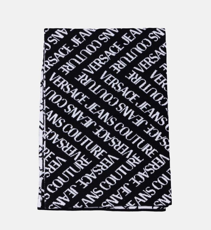 Wool Knitted Monogrammed Scarf