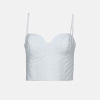 Shell Sleeveless Crop Top