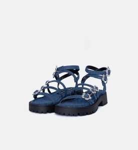 The Kiki Denim Gladiator Sandals