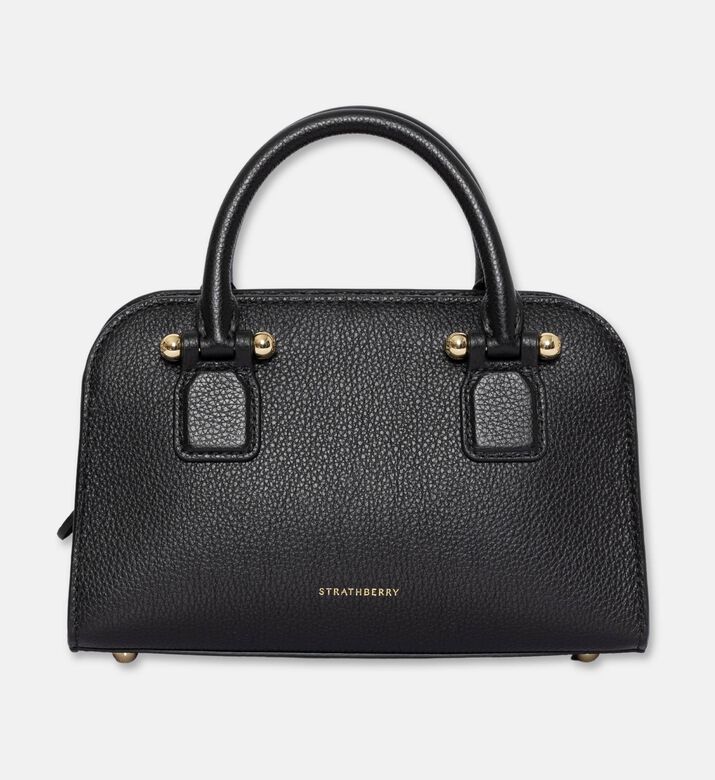 Strathberry Bag Georgia Mini, Black, Packshot View