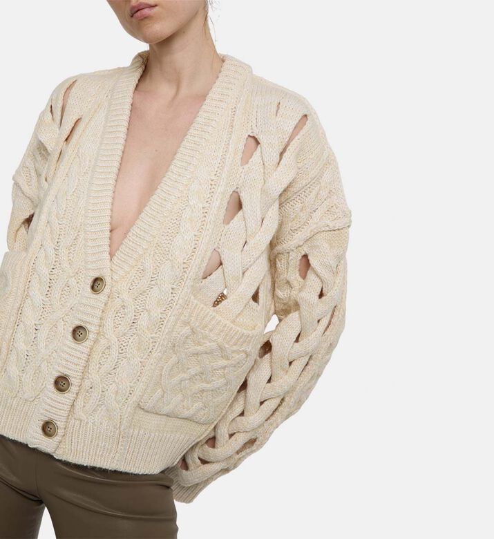 Mes Demoiselles Card, Ivory, S, Model View