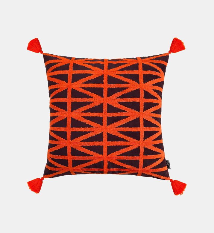 Dimi Embroidered Tassel Cushion