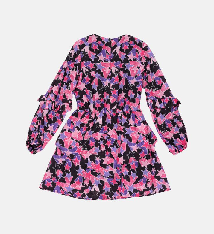 Georgette Star-printed Dress