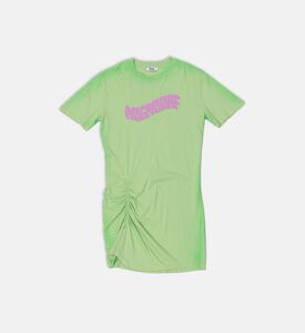 Airbrushed Cotton Jersey Dress