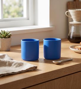 Design Letters Favourite Cups 2-piece Set, Blue, Packshot View