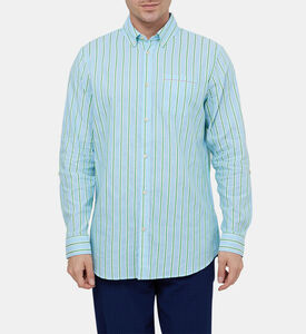 Dobby Striped Button-down Shirt