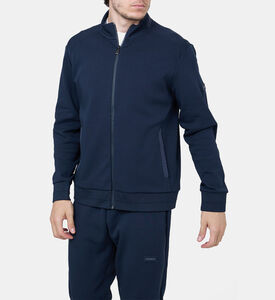 سترة رياضية برقبة عالية بسحاب