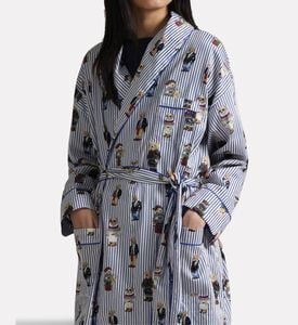 Polo by Ralph Lauren All-over Bear-print Robe, Model View