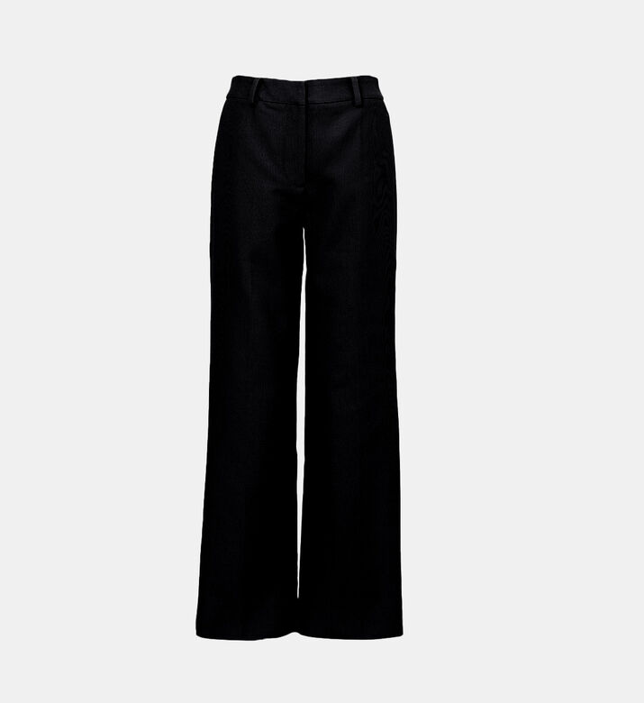 Cathy Cotton Silk Double-face Trousers
