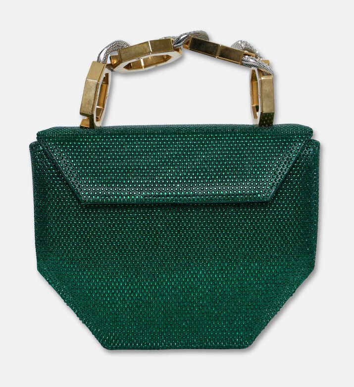 Gedebe Bag Lame Crystal, Green, Packshot View