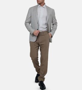 سروال رسمي من مزيج صوف