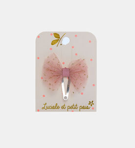 مشبك شعر بعقدة لامعة