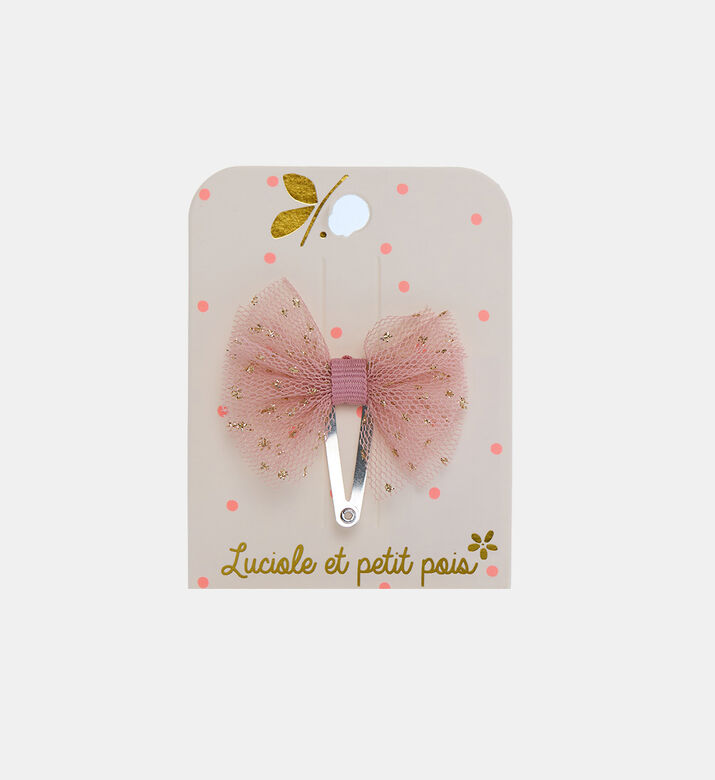 مشبك شعر بعقدة لامعة