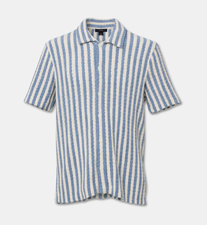 Vince Stripe-print Button Closure Shirt, Packshot View