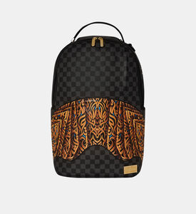 Top-handle Printed Backpack