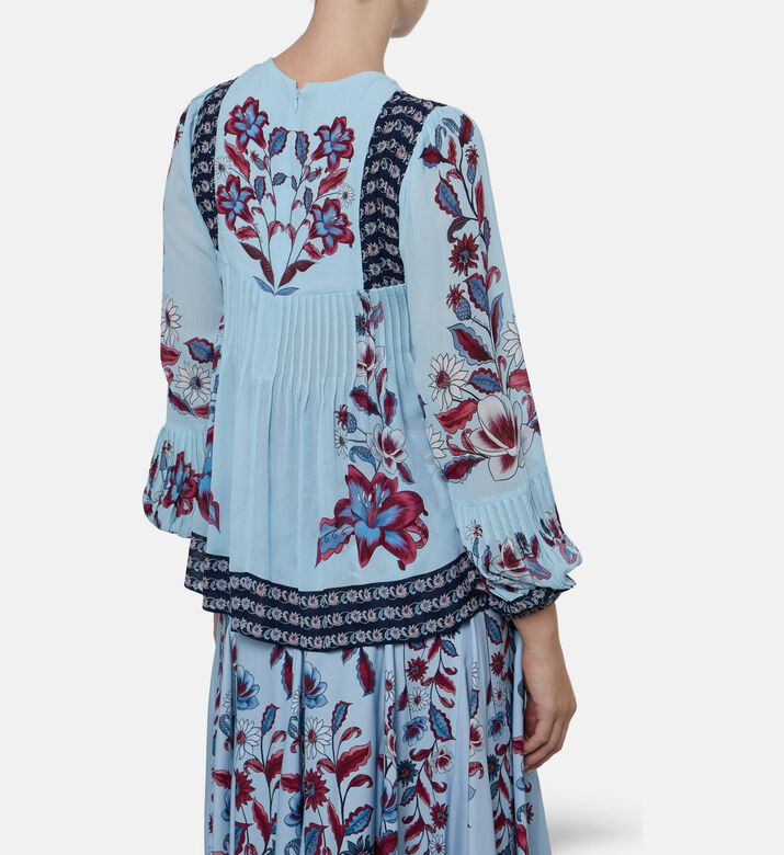 Farm Rio Marcelle Printed Blouse, Model View