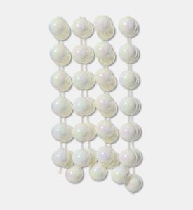 Kaemingk Garland Bead Xxl, White, Packshot View