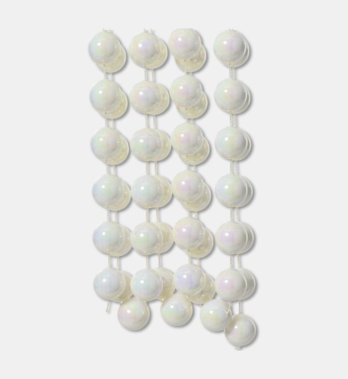 Kaemingk Garland Bead Xxl, White, Packshot View