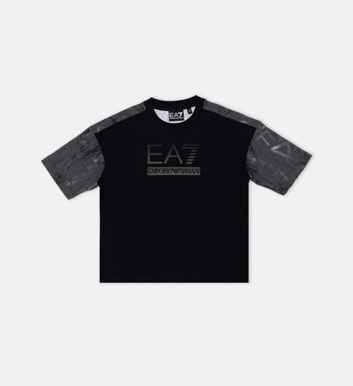Camouflage-print Crewneck T-shirt