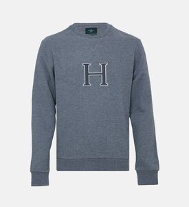 سويت شيرت غير رسمي بياقة دائرية