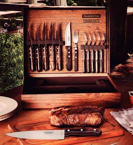 Tramontina Stainless Steel Bbq 15-piece Set - 43.3 X 36.3 X 7.2 Cm, Packshot View
