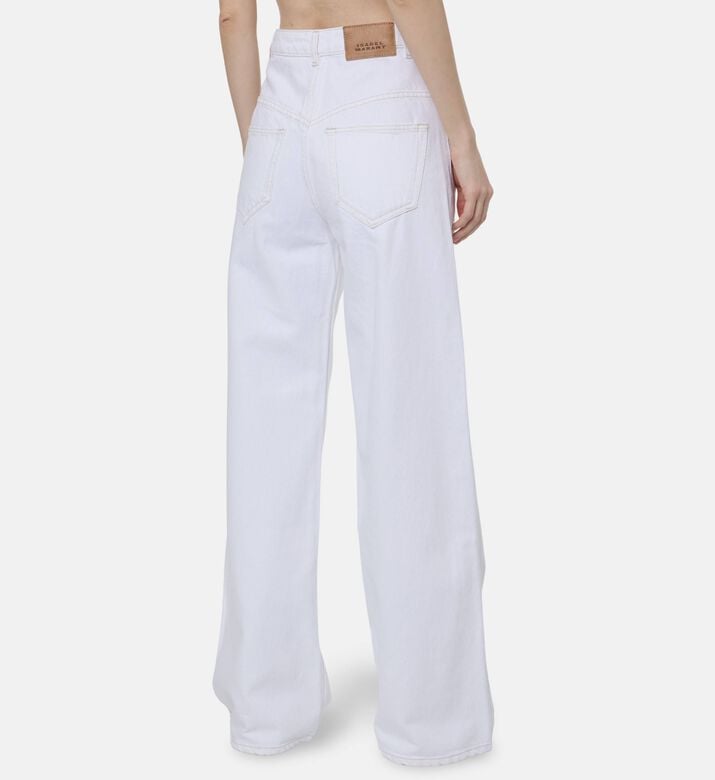Isabel Marant High-rise Wide-leg Jeans, Model View