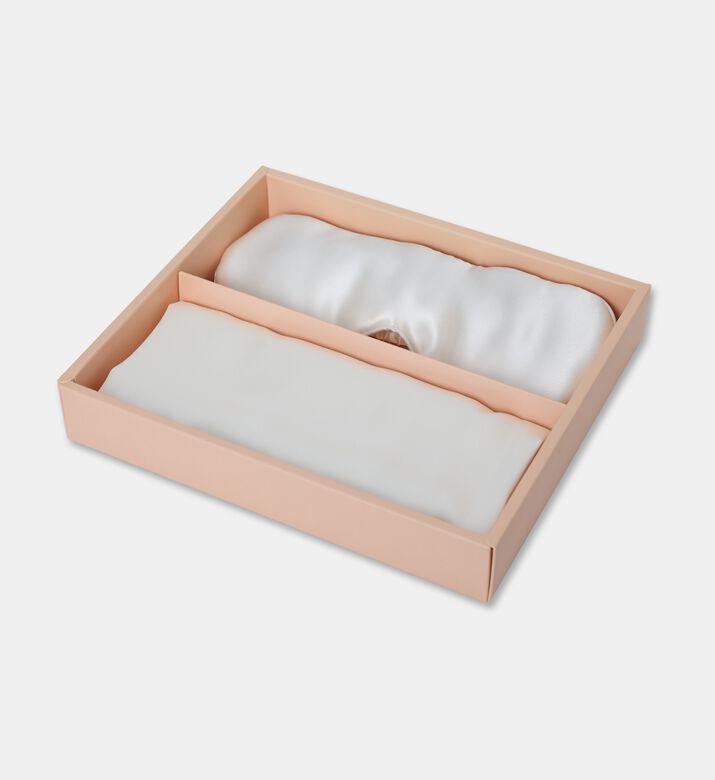 Home Deco and More Mulberry Silk Sleeping Set, Off-white, Packshot View