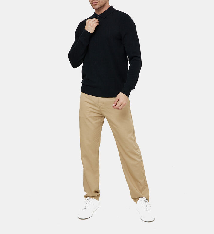 Napolo Knitted Polo Pull