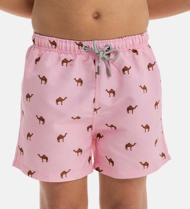 Mini Pink Camels Swim Shorts