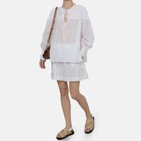 Textured Elastic Waistband Shorts