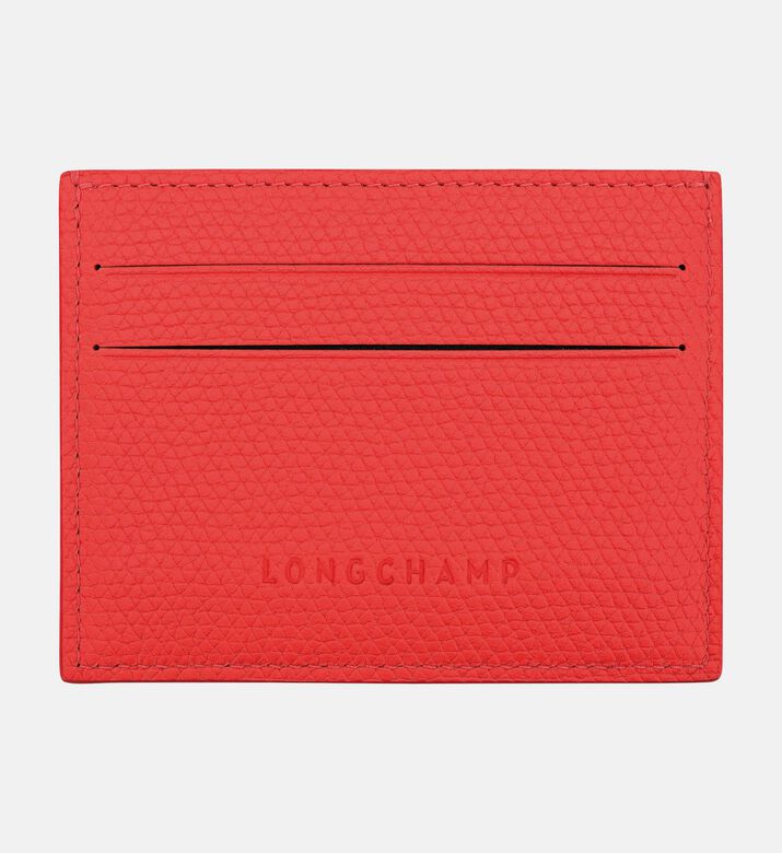 Longchamp Cardholder Roseau, Orange-red, Packshot View