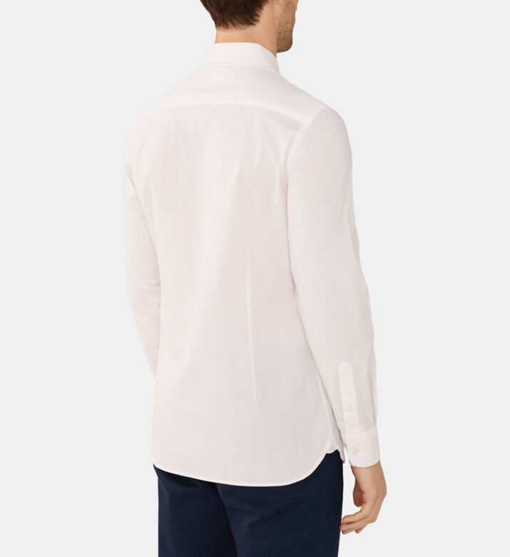 قميص بوبلين قطني مطاطي